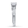 Thumbnail Image 3 of Previously Owned Ring 1/4 ct tw Round-cut Diamonds 10K White Gold - Size 4.75