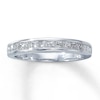 Thumbnail Image 0 of Previously Owned Diamond Wedding Band 3/4 ct tw Princess-cut 14K White Gold - Size 9