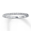 Thumbnail Image 0 of Previously Owned Diamond Wedding Band 1/6 ct tw Round-cut 14K White Gold - Size 4.25