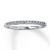 Thumbnail Image 1 of Previously Owned Diamond Wedding Band 1/6 ct tw Round-cut 14K White Gold Size 4.25