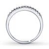 Thumbnail Image 1 of Previously Owned Diamond Wedding Band 1/6 ct tw Round-cut 14K White Gold - Size 4.25