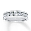 Thumbnail Image 1 of Previously Owned Diamond Wedding Band 1-1/5 ct tw Round-cut 14K White Gold - Size 4
