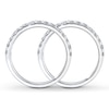 Thumbnail Image 1 of Previously Owned Diamond Wedding Bands 1 ct tw Round-cut 14K White Gold - Size 3.5