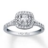 Thumbnail Image 1 of Previously Owned Neil Lane Diamond Engagement Ring 1 ct tw Princess & Round-cut 14K White Gold - Size 5.25