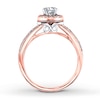 Thumbnail Image 2 of Previously Owned Diamond Engagement Ring 5/8 ct tw Round-cut 14K Two-Tone Gold - Size 10