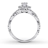 Thumbnail Image 1 of Previously Owned Neil Lane Engagement Ring 1 ct tw Round-cut Diamonds 14K White Gold - Size 4.75