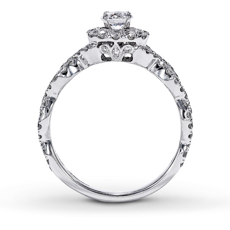 Main Image 2 of Previously Owned Neil Lane Engagement Ring 1 ct tw Round-cut Diamonds 14K White Gold - Size 8.25