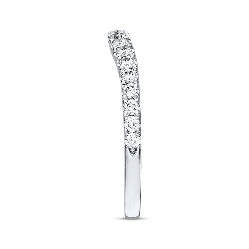 Main Image 2 of Previously Owned Neil Lane Wedding Band 3/8 ct tw Round-cut Diamonds 14K White Gold - Size 5