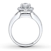 Thumbnail Image 2 of Previously Owned Diamond Engagement Ring 1 ct tw Round-cut 14K White Gold - Size 9.25