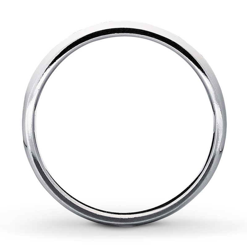 Main Image 2 of Previously Owned Diamond Anniversary Band 1/4 ct tw Round-cut 14K White Gold - Size 4