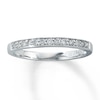 Thumbnail Image 0 of Previously Owned Diamond Anniversary Band 1/8 ct tw Round-cut 14K White Gold - Size 3.5