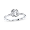 Thumbnail Image 1 of Previously Owned Diamond Engagement Ring 3/8 ct tw Round-cut 10K White Gold Size 4.5