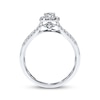 Thumbnail Image 3 of Previously Owned Diamond Engagement Ring 3/8 ct tw Round-cut 10K White Gold Size 4.5