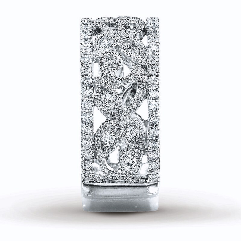 Main Image 3 of Previously Owned Neil Lane Designs Ring 3/4 ct tw Round-cut Diamonds 14K White Gold - Size 5.5