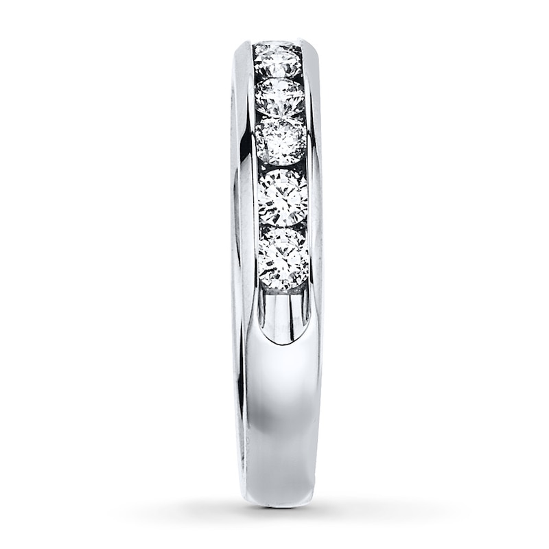 Previously Owned Diamond Anniversary Band 1 ct tw Round-cut 10K White Gold