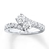 Thumbnail Image 0 of Previously Owned Ever Us Two-Stone Anniversary Ring 1-1/2 ct tw Round-cut Diamonds 14K White Gold - Size 10.5