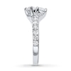 Thumbnail Image 2 of Previously Owned Ever Us Two-Stone Anniversary Ring 1-1/2 ct tw Round-cut Diamonds 14K White Gold - Size 10.5