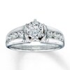 Thumbnail Image 1 of Previously Owned Diamond Engagement Ring 1 ct tw Round-cut 14K White Gold - Size 4