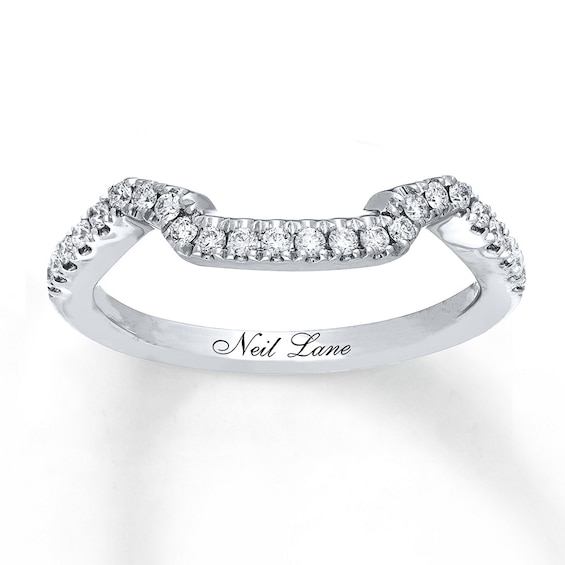 Previously Owned Neil Lane Wedding Band 1/4 ct tw Round-cut Diamonds 14K White Gold 12.5