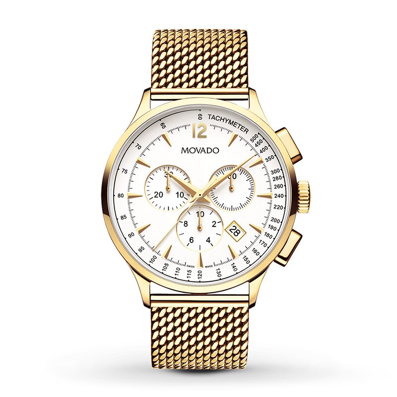 Previously Owned Movado Circa Men's Chronograph Watch 0607080