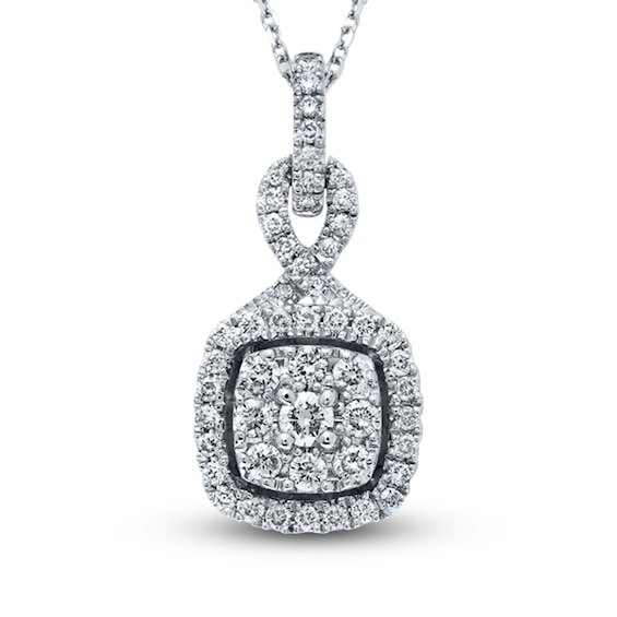 Previously Owned Neil Lane Designs Diamond Necklace 1/2 ct tw 14K White Gold