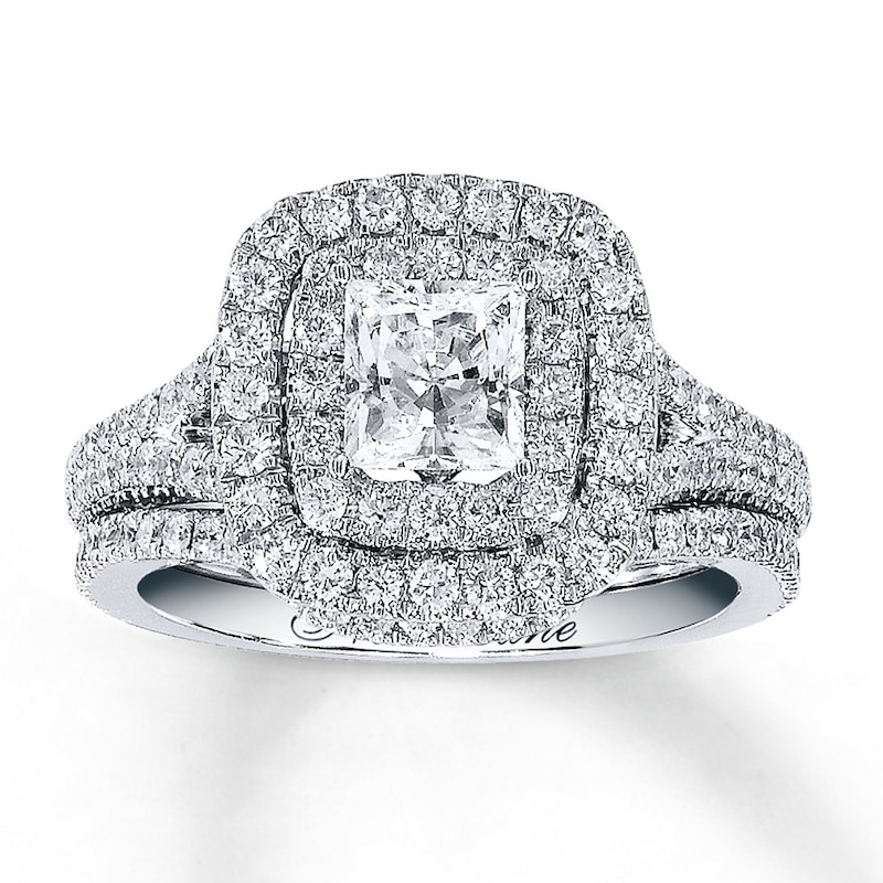 Previously Owned Neil Lane Bridal Set 2-1/4 ct tw Diamonds 14K White Gold