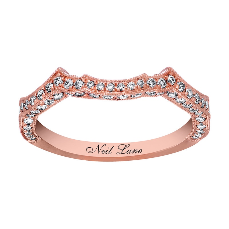 Main Image 1 of Previously Owned Neil Lane Diamond Band 3/8 ct tw Round-cut 14K Rose Gold