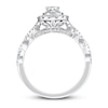 Thumbnail Image 2 of Previously Owned Neil Lane Bridal Diamond Ring 1-1/6 ct tw Oval & Round-cut 14K White Gold