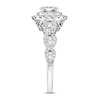 Thumbnail Image 3 of Previously Owned Neil Lane Bridal Diamond Ring 1-1/6 ct tw Oval & Round-cut 14K White Gold