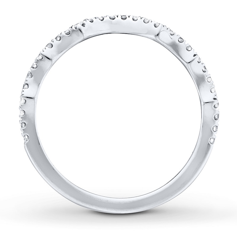 Main Image 2 of Previously Owned Neil Lane Wedding Band 1/5 ct tw Round-cut Diamonds 14K White Gold