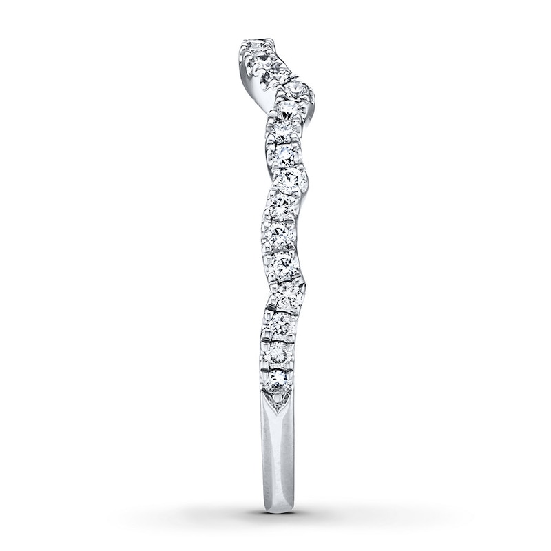 Main Image 3 of Previously Owned Neil Lane Wedding Band 1/5 ct tw Round-cut Diamonds 14K White Gold