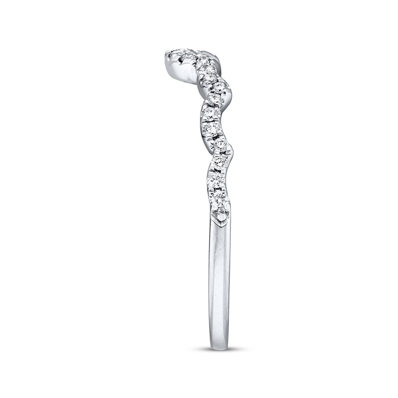 Main Image 2 of Previously Owned Neil Lane Wedding Band 1/6 ct tw Round-cut Diamonds 14K White Gold