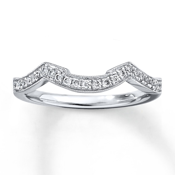 Previously Owned Neil Lane Diamond Band /8 ct tw Round-cut 14K White Gold