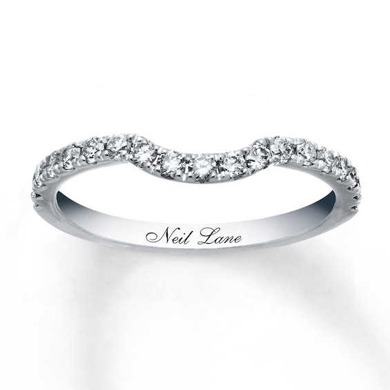 Previously Owned Neil Lane Diamond Band 3/8 ct tw Round-cut 14K White Gold