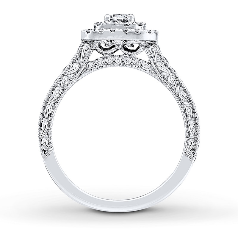 Main Image 2 of Previously Owned Neil Lane Ring 7/8 ct tw Round-cut Diamonds 14K White Gold