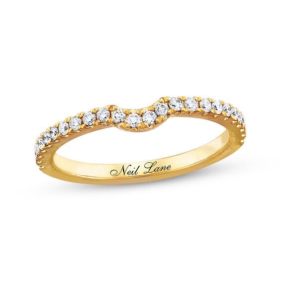 Previously Owned Neil Lane Wedding Band 1/4 ct tw Round-cut Diamonds 14K Yellow Gold