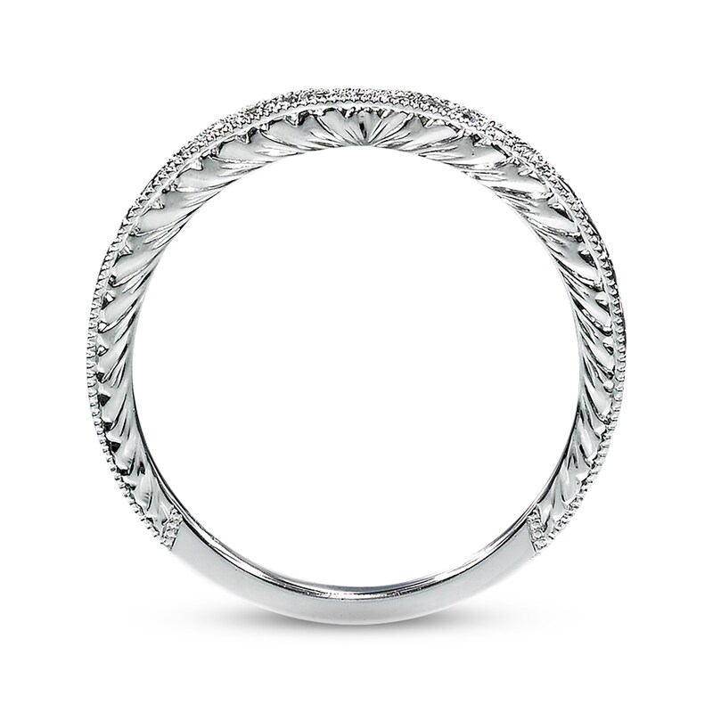 Main Image 2 of Previously Owned Neil Lane Diamond Wedding Band 1/20 ct tw Round-cut 14K White Gold