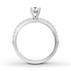 Thumbnail Image 2 of Previously Owned Diamond Ring 1/2 ct tw Princess & Round-cut 14K White Gold
