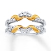 Thumbnail Image 1 of Previously Owned Diamond Enhancer Ring 1/3 ct tw Round-cut 14K Two-Tone Gold
