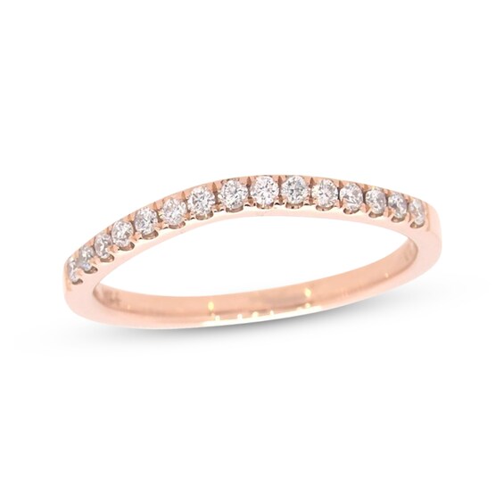 Previously Owned Diamond Wedding Band 1/5 ct tw Round-cut 14K Rose Gold