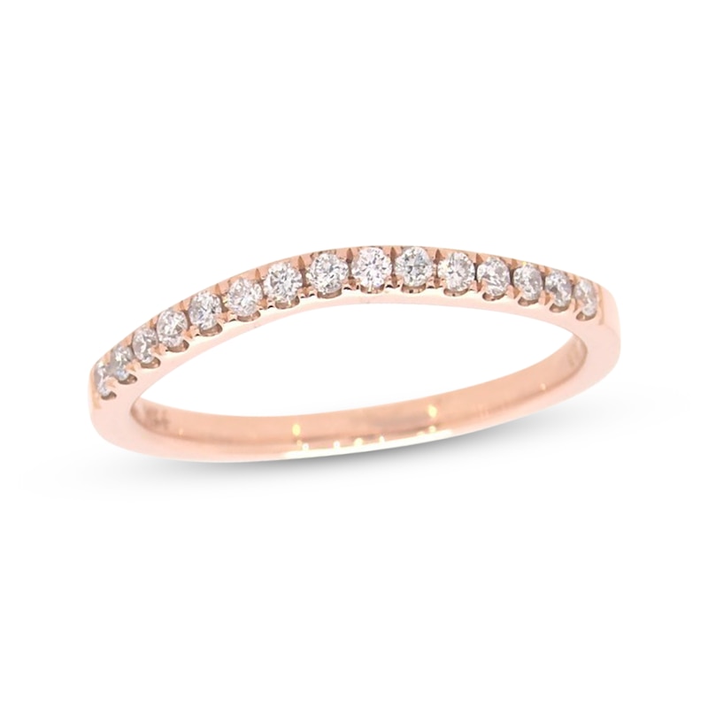 Main Image 1 of Previously Owned Diamond Wedding Band 1/5 ct tw Round-cut 14K Rose Gold