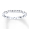 Thumbnail Image 1 of Previously Owned Diamond Wedding Band 1/4 ct tw Round-cut 14K White Gold