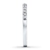Thumbnail Image 3 of Previously Owned Diamond Wedding Band 1/4 ct tw Round-cut 14K White Gold