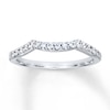 Thumbnail Image 0 of Previously Owned Diamond Wedding Band 1/5 ct tw Round-cut 14K White Gold