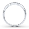 Thumbnail Image 2 of Previously Owned Diamond Wedding Band 1/5 ct tw Round-cut 14K White Gold