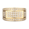 Thumbnail Image 4 of Previously Owned Men's Diamond Ring 1 ct tw Round 10K Yellow Gold