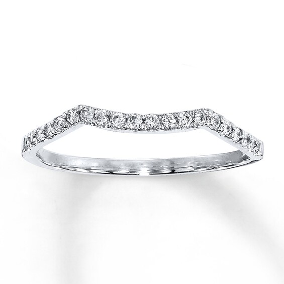 Previously Owned Diamond Wedding Band 1/6 ct tw Round-cut 14K White Gold