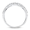 Thumbnail Image 1 of Previously Owned Diamond Wedding Band 1/4 ct tw Round-cut 14K White Gold