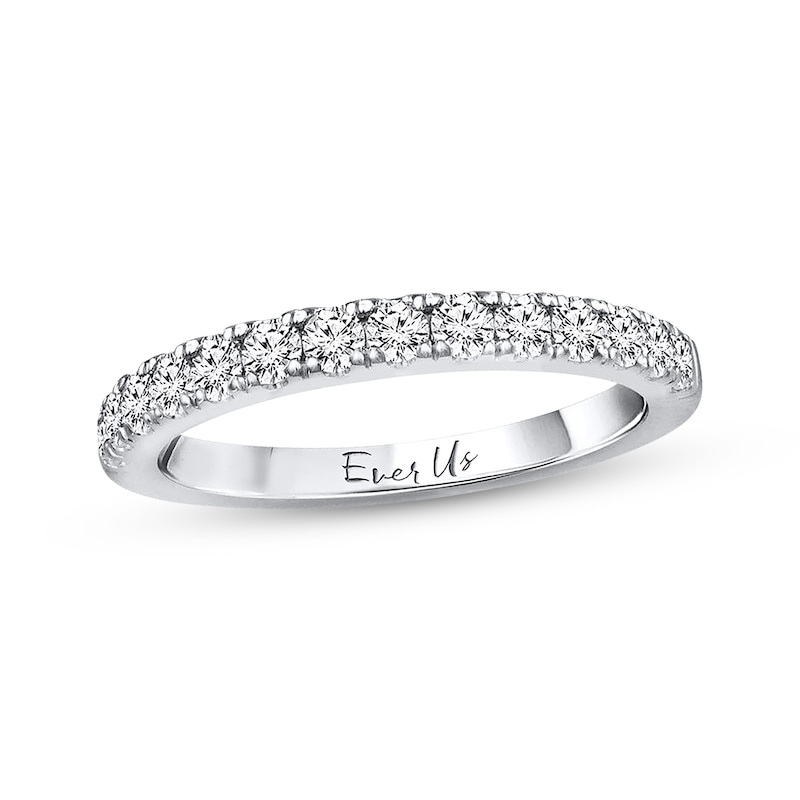 Previously Owned Ever Us Diamond Wedding Band 1/2 ct tw Round-cut 14K White Gold