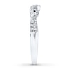 Thumbnail Image 3 of Previously Owned Diamond Anniversary Ring 1/5 ct tw Round-cut 14K White Gold